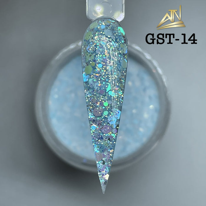GEMS - COLLECTION 36 COLORS GLITTER POWDER