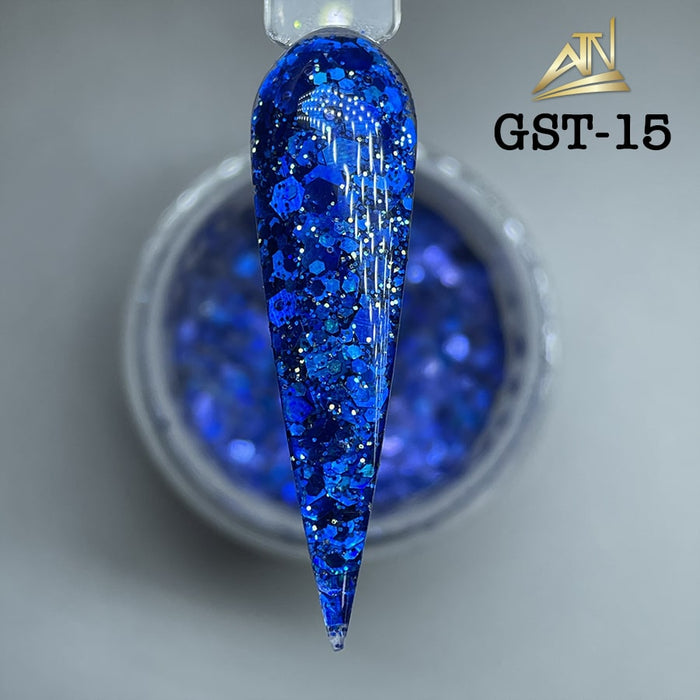 GEMS - COLLECTION 36 COLORS GLITTER POWDER