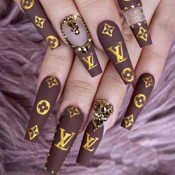 STICKER - BRAND PRADA, GUCCI, LV, CHANEL HOLOGRAPHIC | SET 5PCS