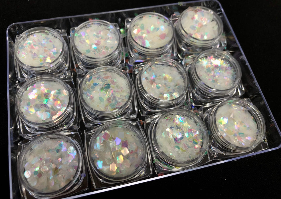 GLITTER – SPARKLE HEART SET 12