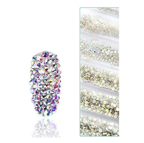 DIAMOND HALF BACK ROUND SHAPE | PACK 6 SIZES