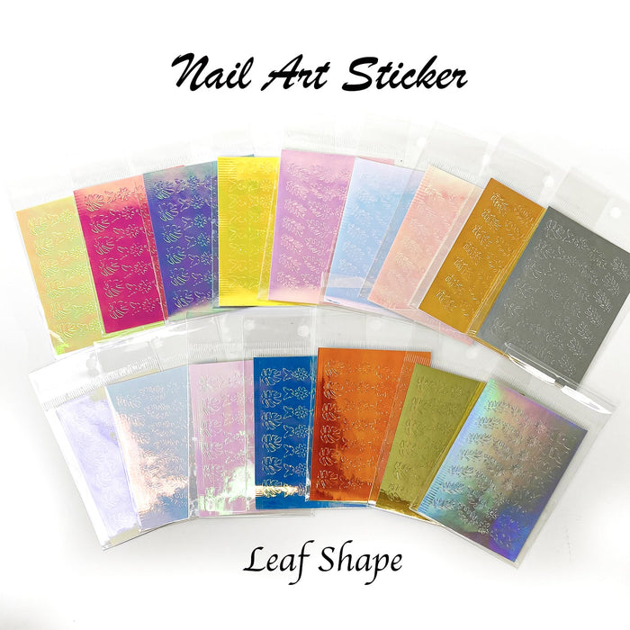 STICKER - LEAF SHAPE | SET 16 PCS