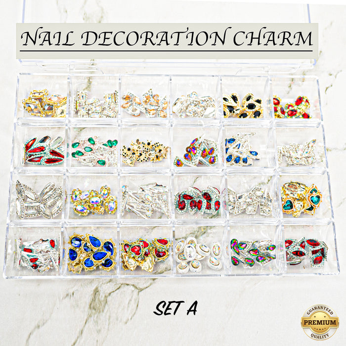 SPECIAL PRICE !!! NAIL DECORATION RHINSTONES CHARM SPECIAL SET