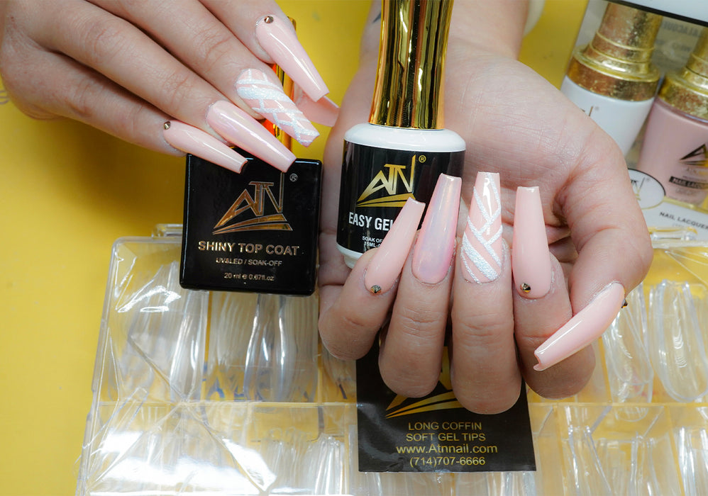 Primer + Easy Gel X Tip 8 - Base Gel Làm Móng Úp