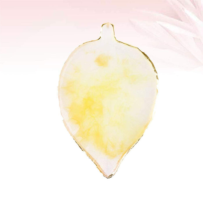 Leaf & Round Shapes Painting Plates – 7 Colors