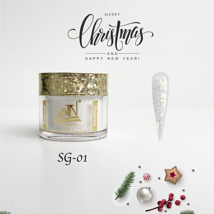 SEASON GREETINGS - COLLECTION 8 COLORS GLITTER POWDER | 2 OZ