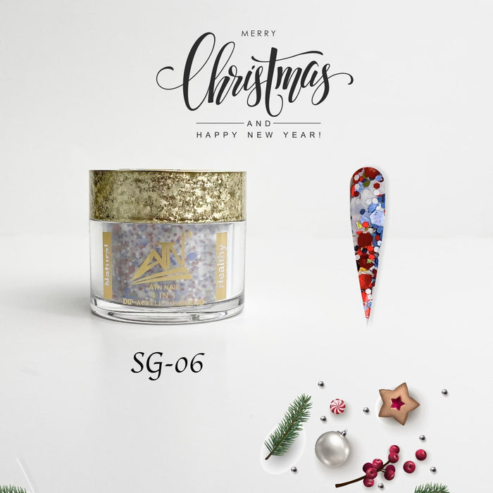 SEASON GREETINGS - COLLECTION 8 COLORS GLITTER POWDER | 2 OZ