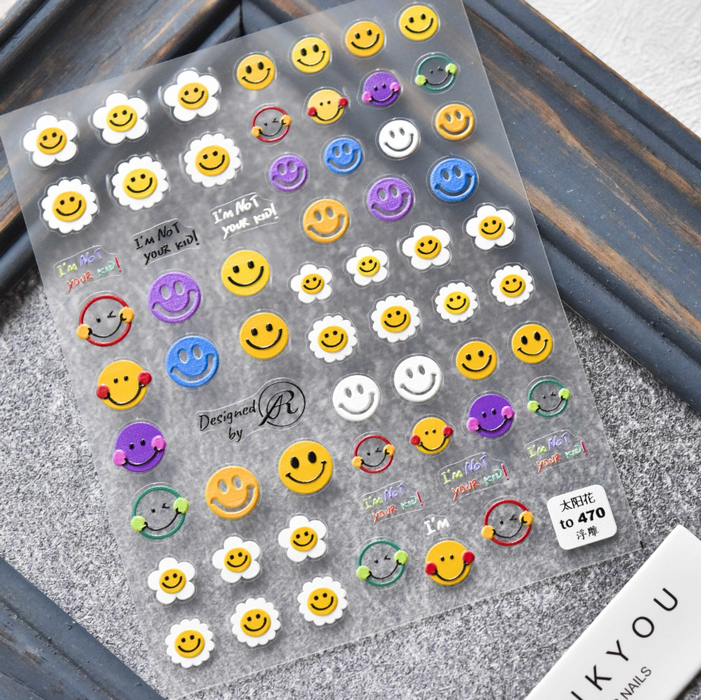 STICKER - 5D Smile | SET 3 PCS