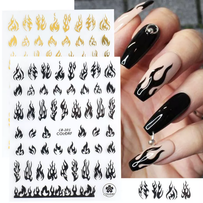 STICKER - FLAME_NEW 2022 | SET 5 PCS