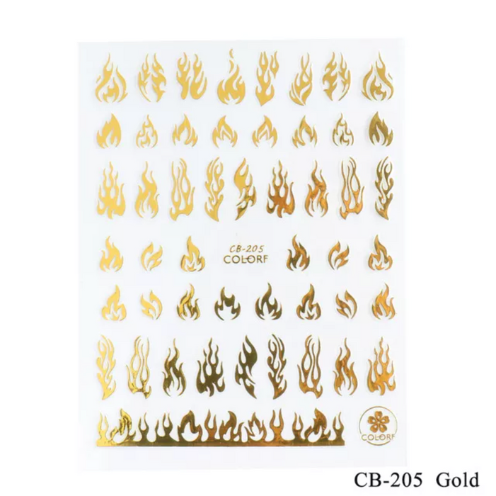 STICKER - FLAME_NEW 2022 | SET 5 PCS