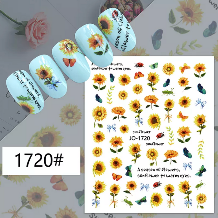 STICKER - SUNFLOWER | SET 5 PCS