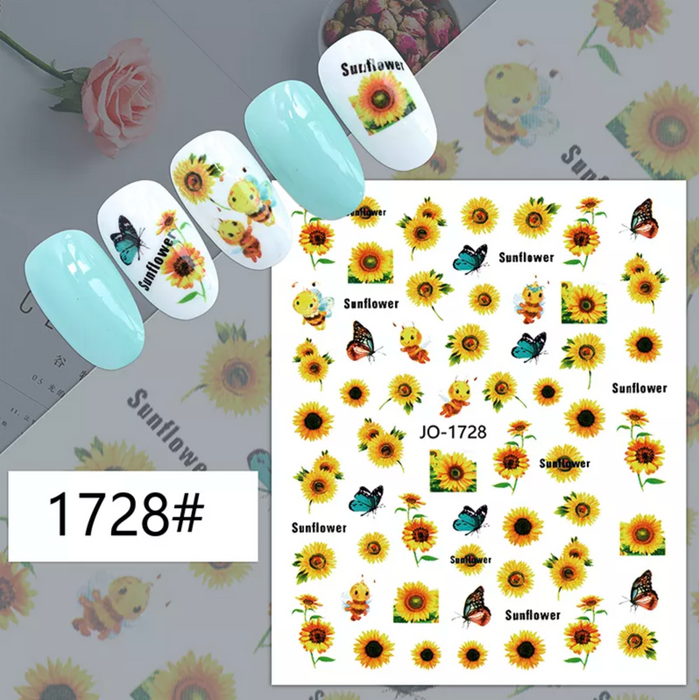 STICKER - SUNFLOWER | SET 5 PCS