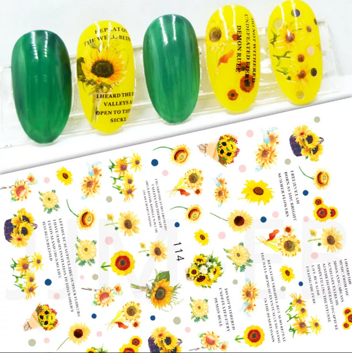 STICKER - SUNFLOWER | SET 5 PCS