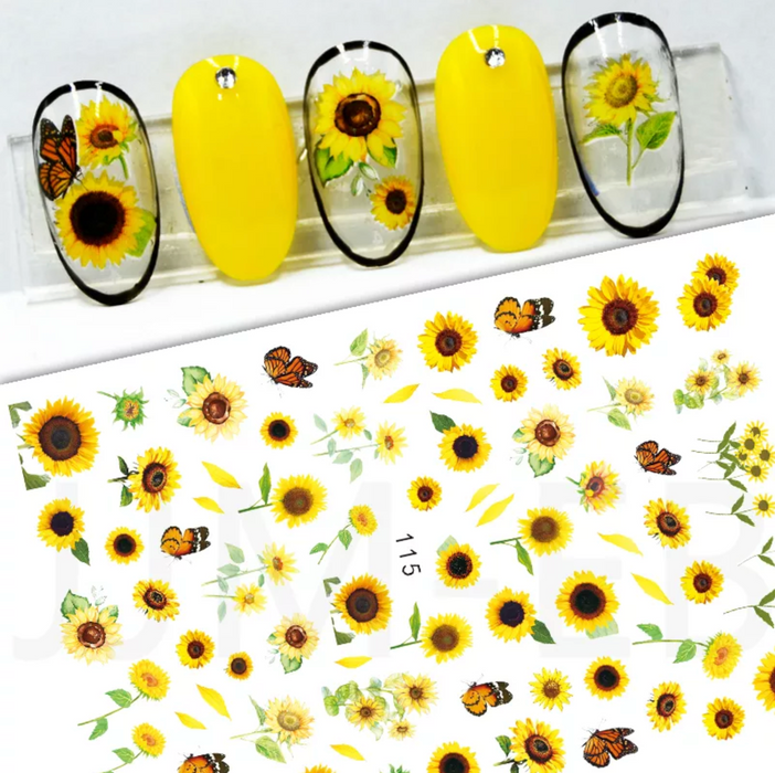 STICKER - SUNFLOWER | SET 5 PCS