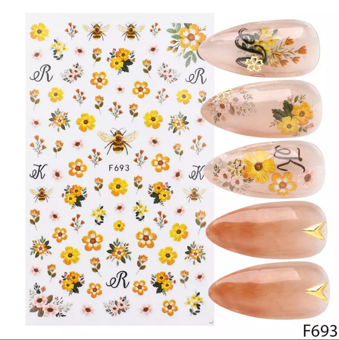 STICKER - SUNFLOWER | SET 5 PCS