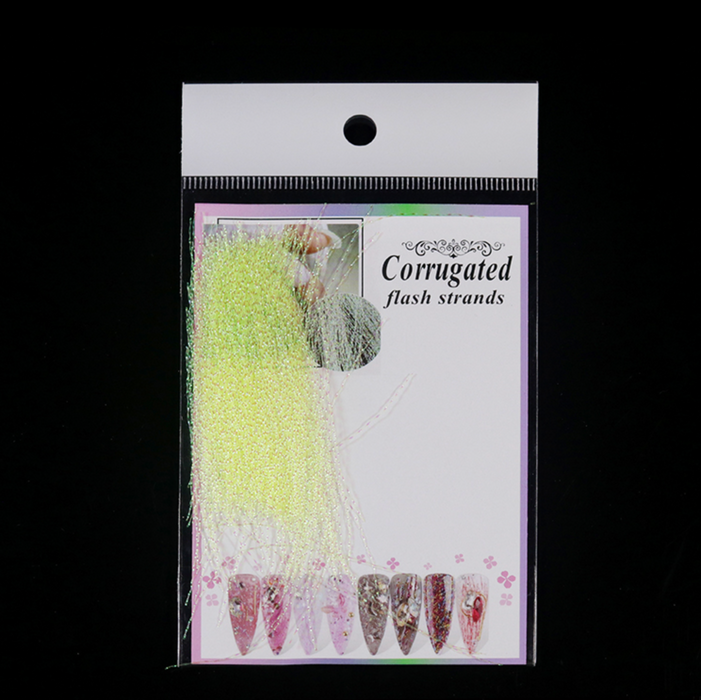 Corrugated Flash Strands - SET 7 COLORS