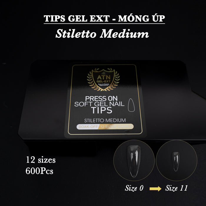 ATN Gel-X Box of Tips - 12 sizes 600pcs