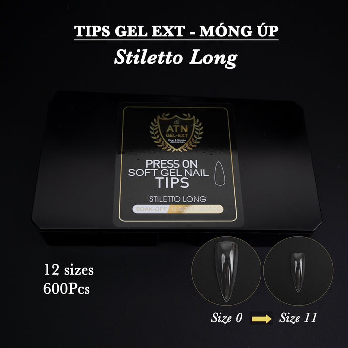 ATN Gel-X Box of Tips - 12 sizes 600pcs