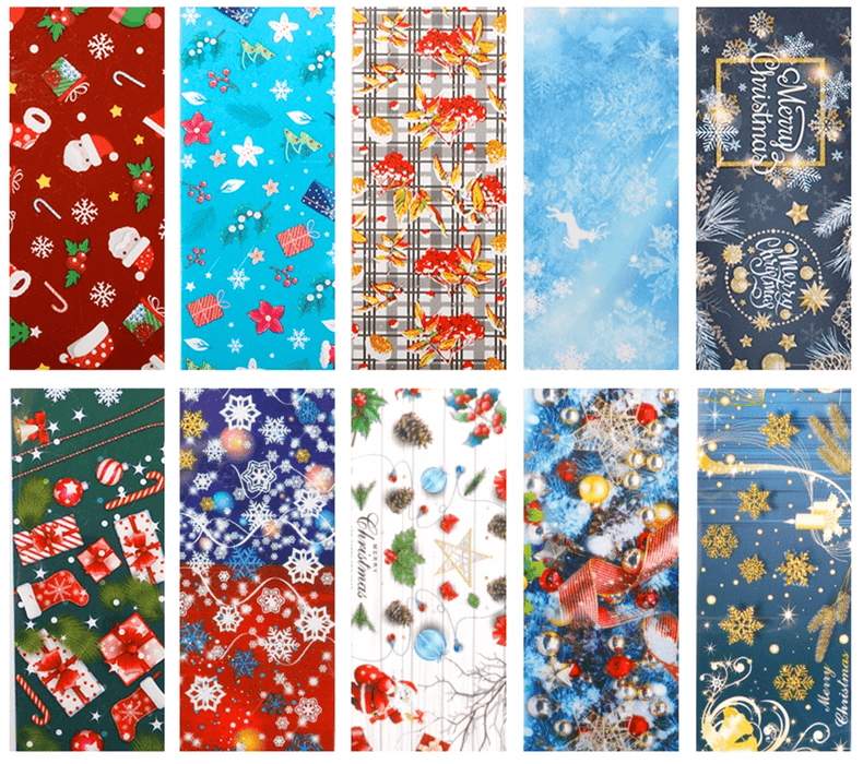 TRANSFER FOIL - CHRISTMAS COLORFUL | DFOTX08