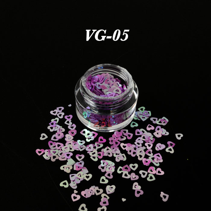 VALENTINE GLITTER- LOVELY HEART | 0.25 oz