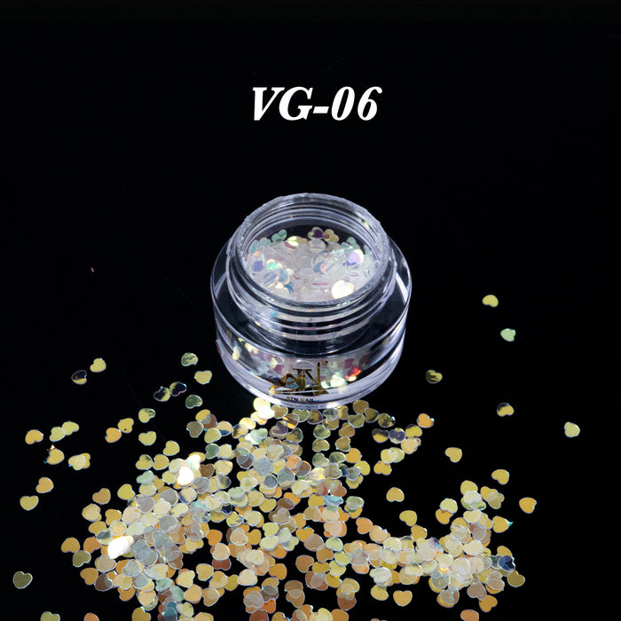 VALENTINE GLITTER- LOVELY HEART | 0.25 oz