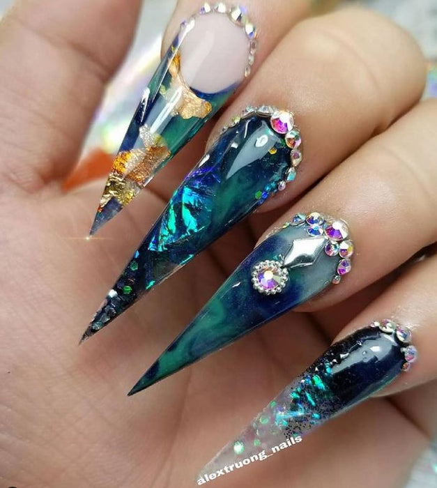 Lace Nails Art Designs - Lưới Design