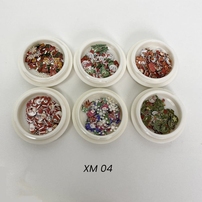 PAPER SEQUINS - CHRISTMAS
