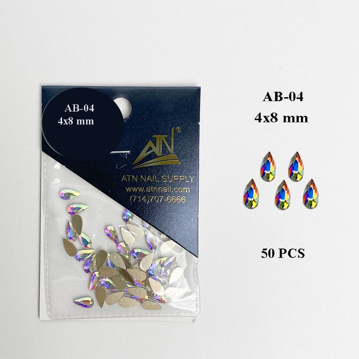HIGH QUALITY 3D AB RAINBOW DIAMOND GEMSTONE - Flat Back