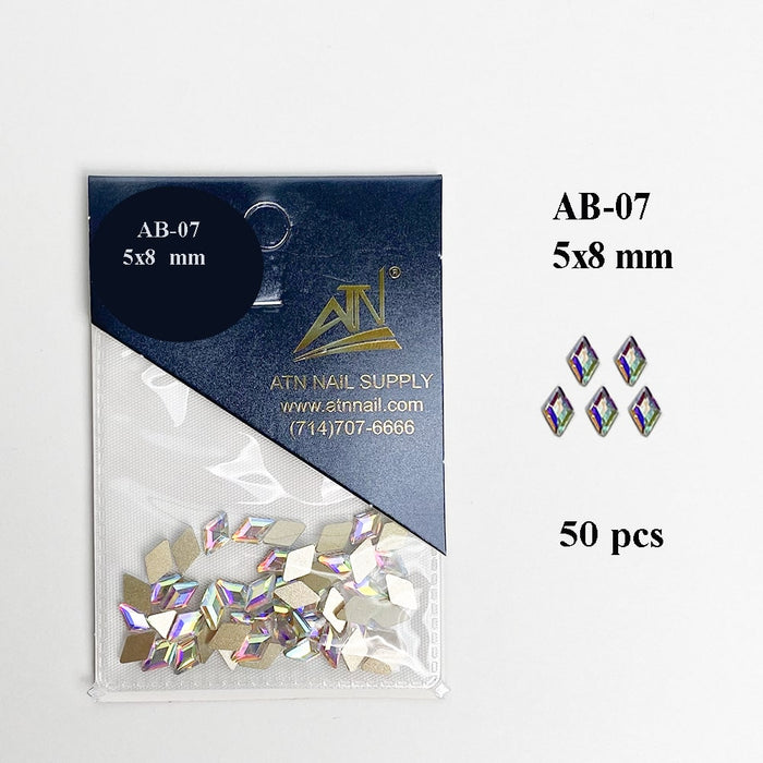 HIGH QUALITY 3D AB RAINBOW DIAMOND GEMSTONE - Flat Back