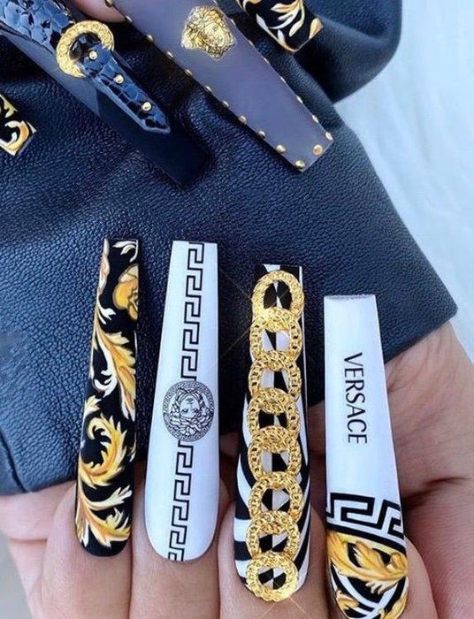 STICKER - BRAND PLAYBOY, CHANEL, YSL HOLOGRAPHIC | SET 5 PCS