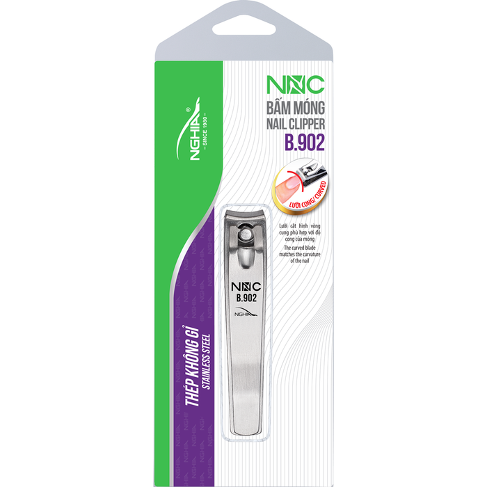 KEM NGHIA - B.902 - Nail Nipper - Stainless Steel