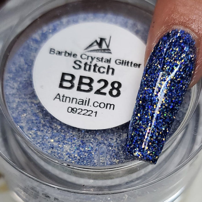 BARBIE CRYSTAL - COLLECTION 36 COLORS GLITTER POWDER | 1 OZ