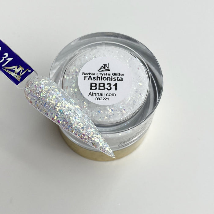 BARBIE CRYSTAL - COLLECTION 36 COLORS GLITTER POWDER | 1 OZ