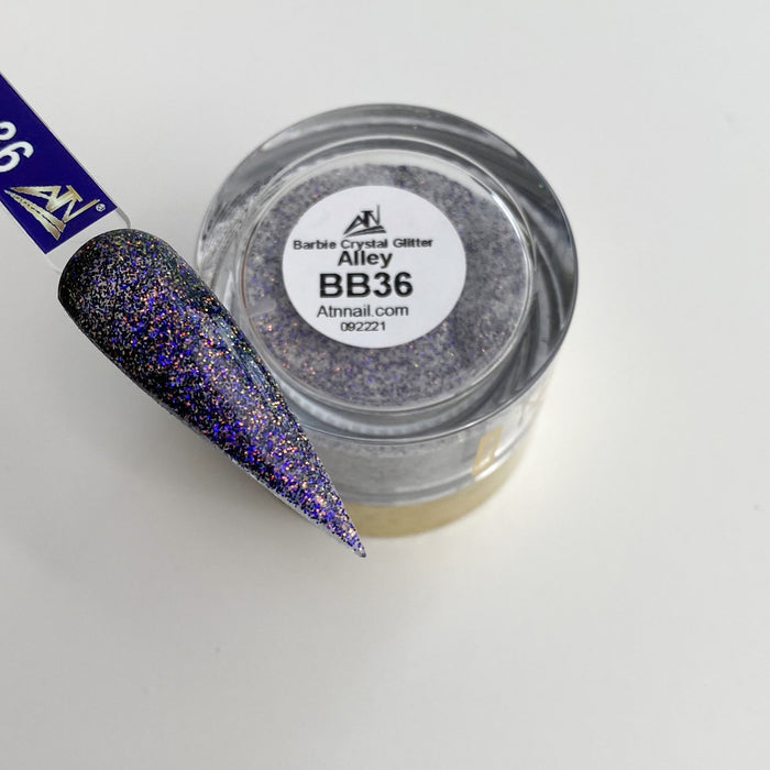 BARBIE CRYSTAL - COLLECTION 36 COLORS GLITTER POWDER | 1 OZ
