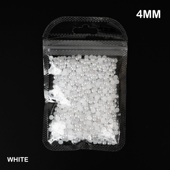 Flatback Pearl Beads | 2-3-4-5-6mm