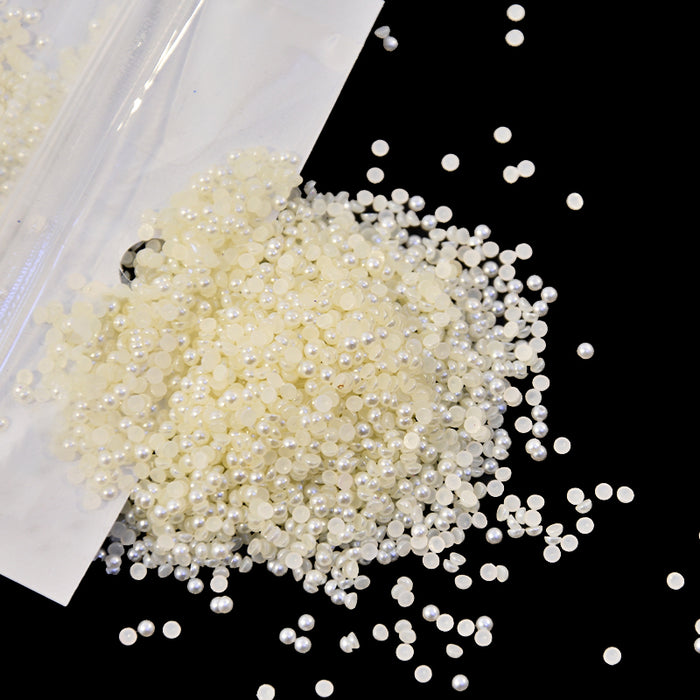 Flatback Pearl Beads | 2-3-4-5-6mm