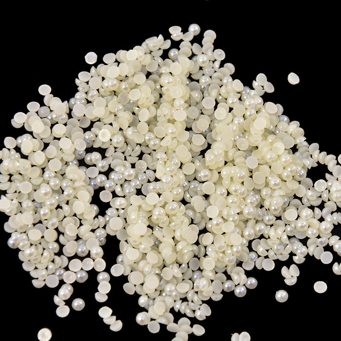 Flatback Pearl Beads | 2-3-4-5-6mm