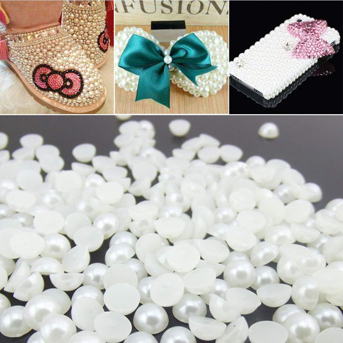 Flatback Pearl Beads | 2-3-4-5-6mm