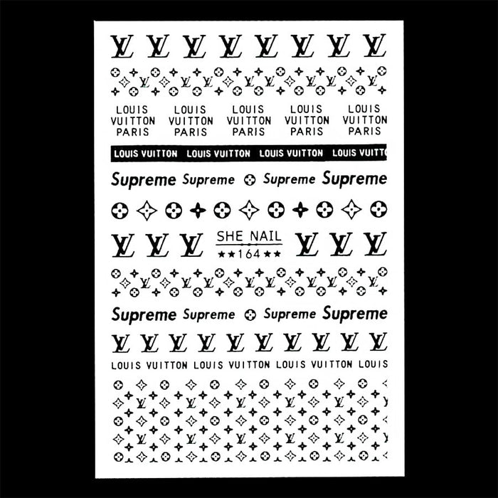 STICKER - LV, Chanel, Supreme, Gucci | SET 5 PCS