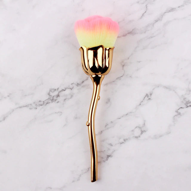 CLEANING BRUSH - NAIL DUST REMOVER - ROSE STYLE