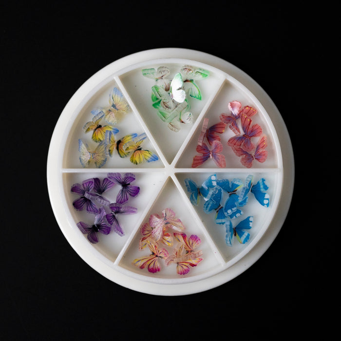 Nails Decoration - 5D Butterfly Set 6 Colors
