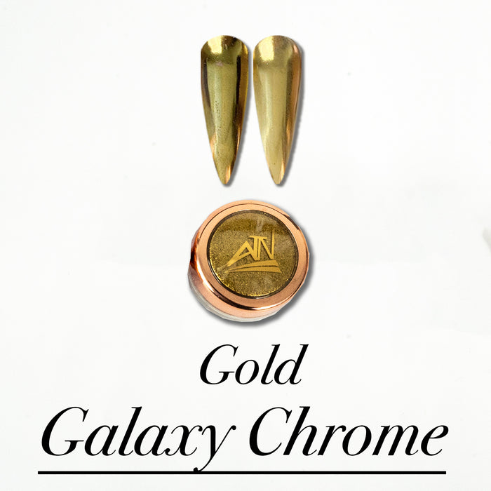 ATN CHROME - GALAXY COLORS  CHROME NAIL POWDER- 0.9 GRAM