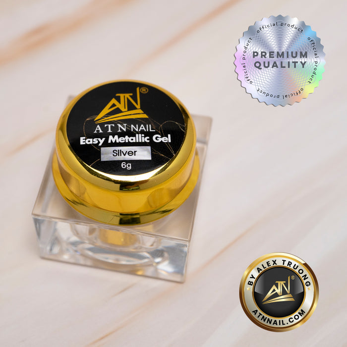 GEL - Easy Painting Gel - METALIC - Silver 6G
