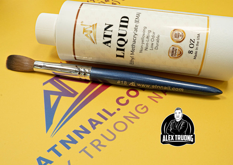 BRUSH - ATN Acrylic Brush 100% Kolinsky | Blue