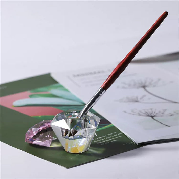 CRYSTAL LIQUID JAR - DIAMOND LID | 2 Colors
