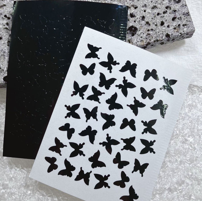 STICKER - Nail Art Airbrush Stencils - Set A | 4 pcs