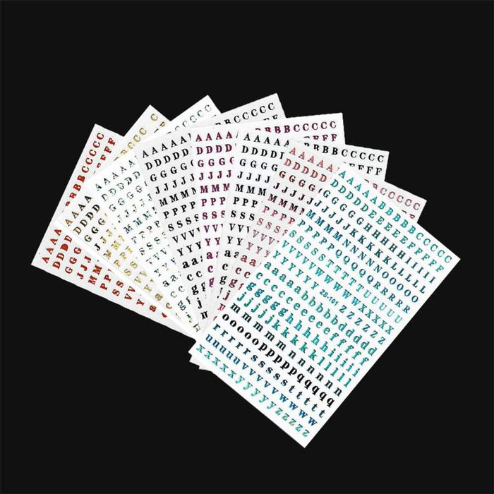 STICKER - ENGLISH ALPHABET | SET 8 PCS