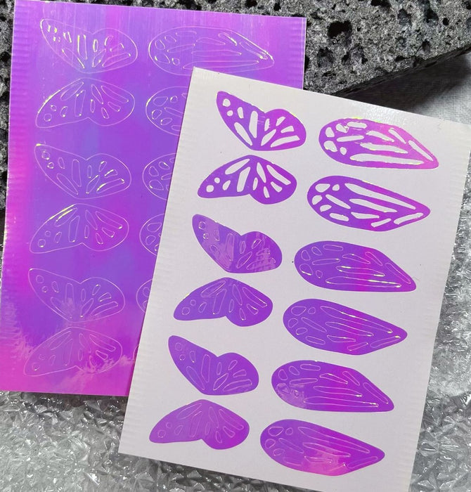 STICKER - Nail Art Airbrush Aurora  - Set A | 4 pcs