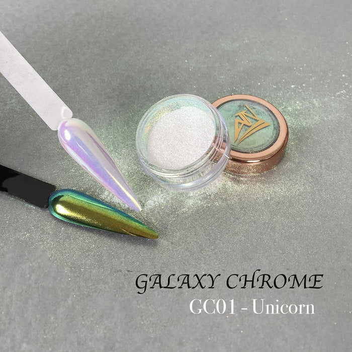 ATN CHROME - GALAXY COLORS  CHROME NAIL POWDER- 0.9 GRAM