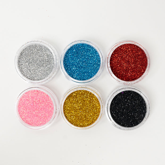 GLITTER - PIGMENT 6 COLORS